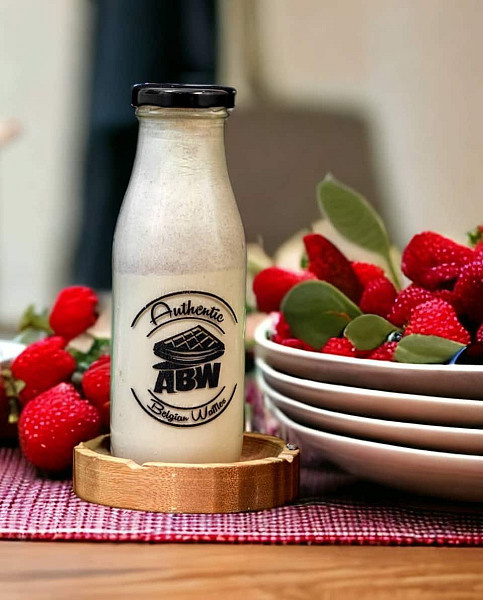Exotic Strawberry Belgian Shake